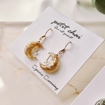 croissant イエロー🌙 ピアス・イヤリング