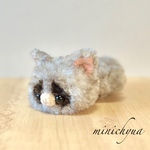 【MaiMai19様 専用】ちびショウガラゴ寝そべりキーホルダー🐾あみぐるみ