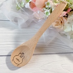木のスプーン＊うさぎ柄