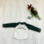 ラグラン長袖Tシャツ＊グリーン