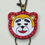 あーまん　レザーキーホルダー　ゆるキャラ　秋田県　12月18日21時より販売  赤3