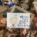 気にしない気にしない。#3407.ポストカード原画。