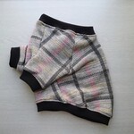 フレブル服　チェック柄ラグラン　