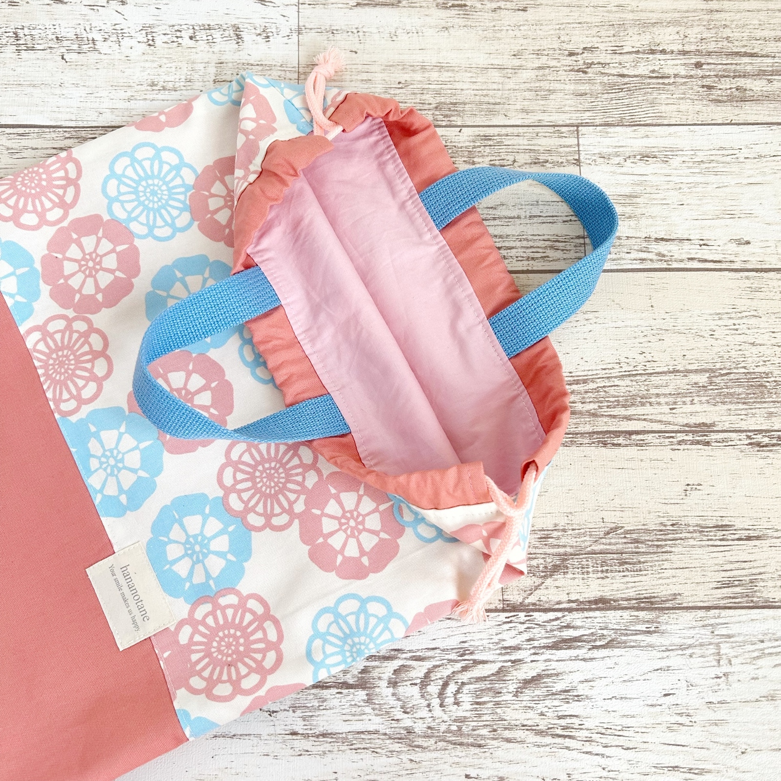 入園入学3点セット～手まり～（女の子）レッスンバッグ　上履き入れ　着替え袋