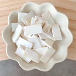 再販　Rectangle shell  cabochon