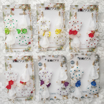  【New】white ohanaのきらきらオーナメントの耳飾り(イヤリングorピアス)