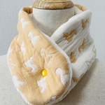 【SALE】マフラー りす fuwara 6重ガーゼ プレミアムトロボア フリーサイズ リバーシブル 