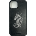 【レザー刺繍スマホケース】Dragon（龍）
