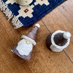陶器のサンタさん（ミニミニサイズ）