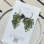 【なつ様専用】🍇💚グレープピアス