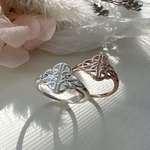 ᰔꔛ縁デザイン結びモチーフ水引きリングR2470