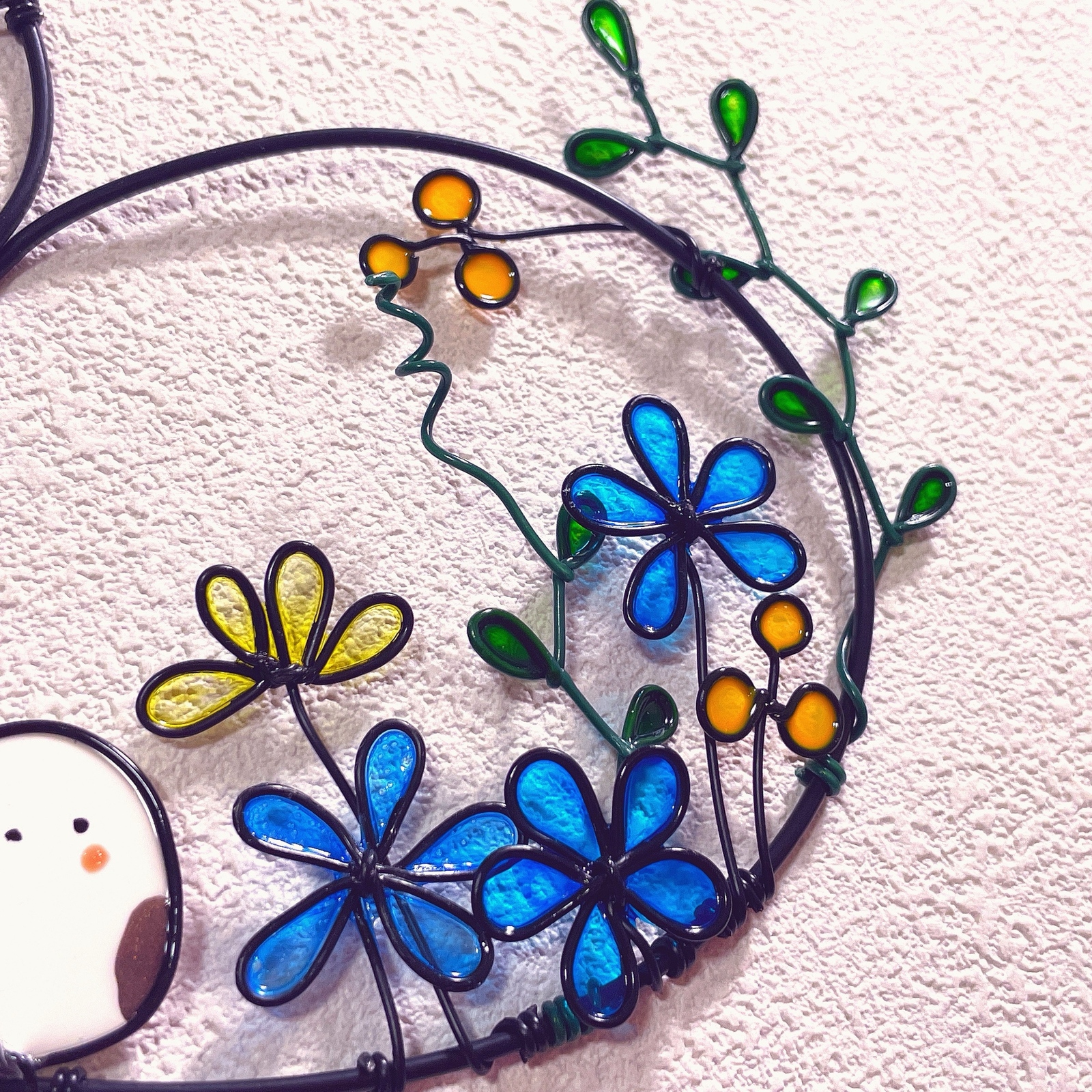 WL SE36シマエナガ】ディップアート ワイヤーアート ワイヤークラフト