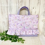  【再販】ユニコーンミュージカルのゆめかわいいレッスンバック✨ ラベンダー