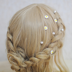 再版 マーガレットとパールのヘアピアス