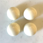 White 24mm Domed Cabochons