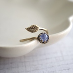Tanzanite× brass work II（指輪）