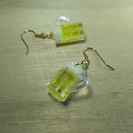 乾杯(^_^)／□☆□＼(^_^) ビールジョッキピアス【イヤリング変更可】