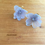 紫陽花咲くイヤリング