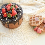 ご予約品 チョコケーキ&ワッフル2枚タイプ