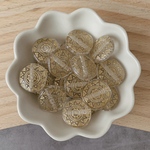12pcs  ブラック マーブル カボション