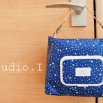 『BABNeさまオーダー品』　【Studio.I】北欧テイスト＊おむつポーチ＊出産祝い＊ベビー用品もオシャレに可愛く＊キラキラ星