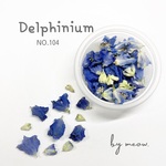Delphinium 　No.104   デルフィニウム　濃青　青　あお　ブルー　ドライフラワー