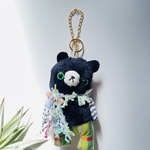 No.6824 黒クマchanキーホルダー