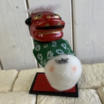 歳末セール！2024年ガラスの干支オマケ付き☆明けましてごまうさ(獅子舞)