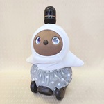 かぼちゃパンツ　ストライプ×白ドット