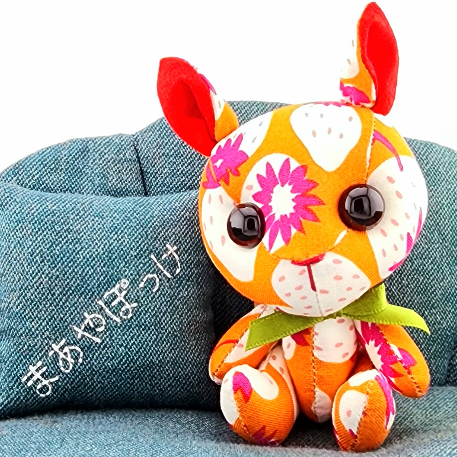 ぬいぐるみ キーホルダーPOKKE うさぎピンクイチゴ