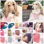 ❤️再販❤️ペットさんの大人可愛いバンダナ❤︎S.M.L❤︎名入れ❤︎8collar❤︎