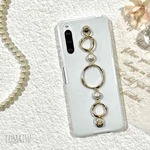 再販*゜【全機種対応】シンプルおしゃれ*¨デザインラウンド ハンドホルダー スマホケース Xperia/AQUOS/Galaxy/iPhone/Android多機種対応/arrows/Google