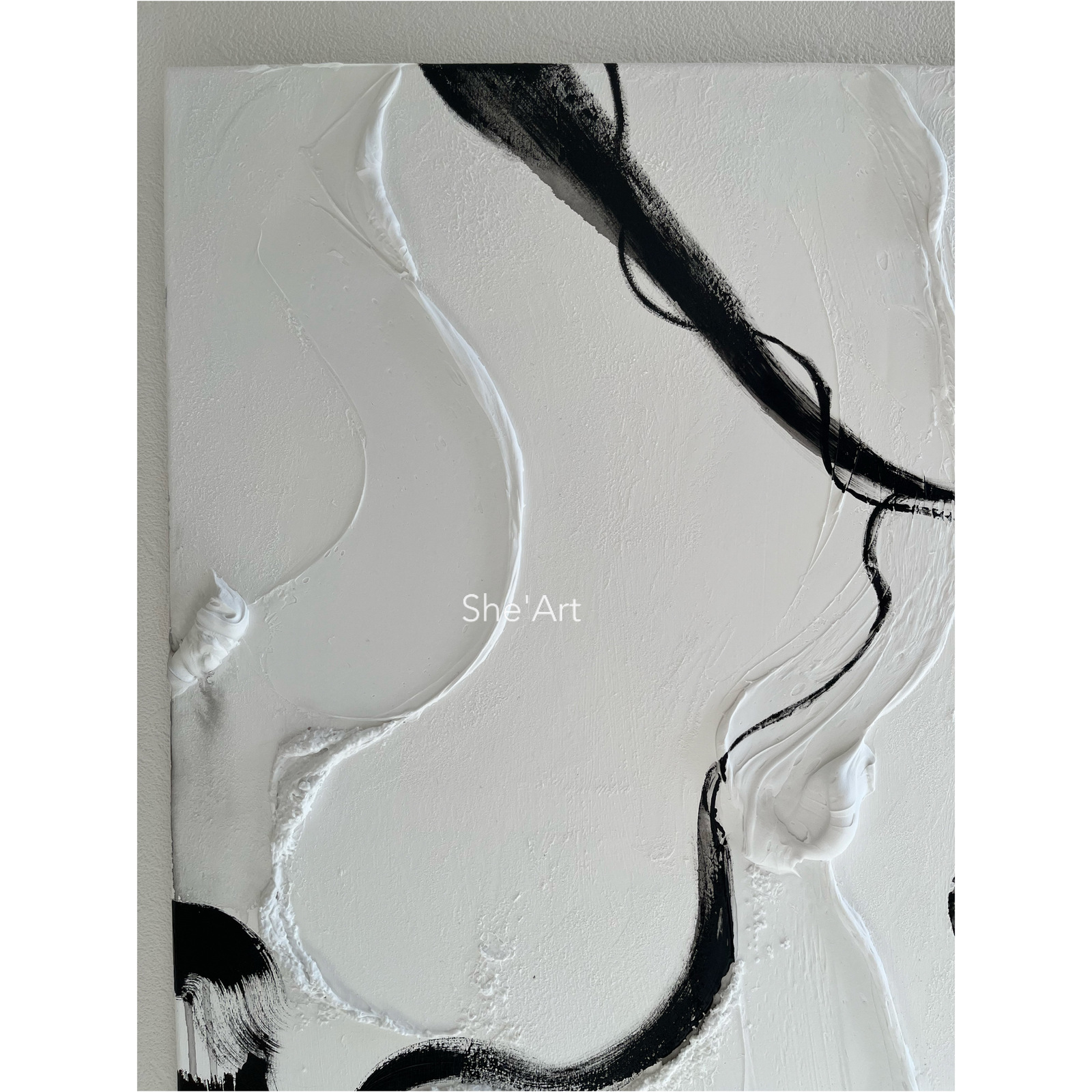 テクスチャーアート　現代アート　グラフィティー　インテリア　モダン　大きい　白黒 テクスチャーアート 現代アート グラフィティー インテリア