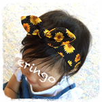 夏限定＊ひまわり柄＊ベビーヘアバンド