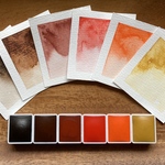 水彩絵の具6色セット　skin