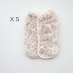 [犬服] ＸＳサイズ 完成品 チワワ　　　　　　　　　　ラビットファー 裏フリース リバーシブル パイピングベスト 背中開き