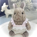 ay215様専用　着せ替えうさぎぬいぐるみ『ベビうさぴょん（チャコール）』