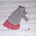 📍セール品　3段フリルスカートのトレーナー　SSサイズ　