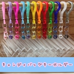 No.151A キャンディバッグ 3点セット 袋 フック チェーン キーホルダー クリア