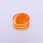 ◎パンケーキちゃん3段重ね・ブローチ