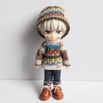 オビツ11・ ねんどろいどどーる共通サイズ　 ニット セーター③