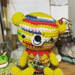 リーディングお守りあみぐるみのくまちゃん