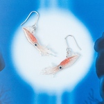 ホタルイカ蓄光ピアス/イヤリング