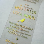 英字　ゴールド　海外マステ　切り売り　1ループ　装飾系