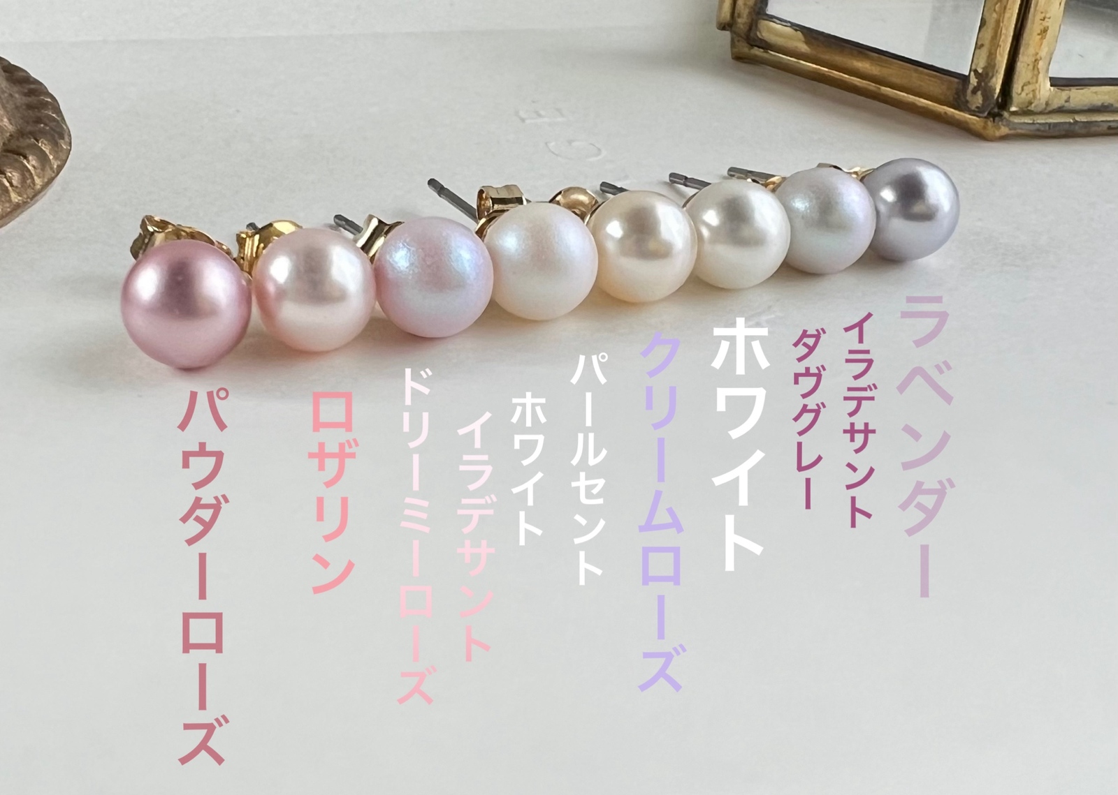 スワロフスキー・クリスタル®︎ マジェスティックグリーン ピアス 6mm