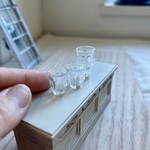 新作　ミニチュア　カフェグラス2個セット