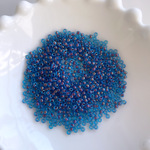 再販無し◆ デッドストック 2mm 7g 硝子　ビーズ　ブルー