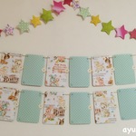 ガーランド フォトアルバムbaby バースデー