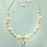 星型パールネックレス