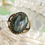 karachan様専用・・・大粒のセラフィナイト ring（８号～２３号対応）